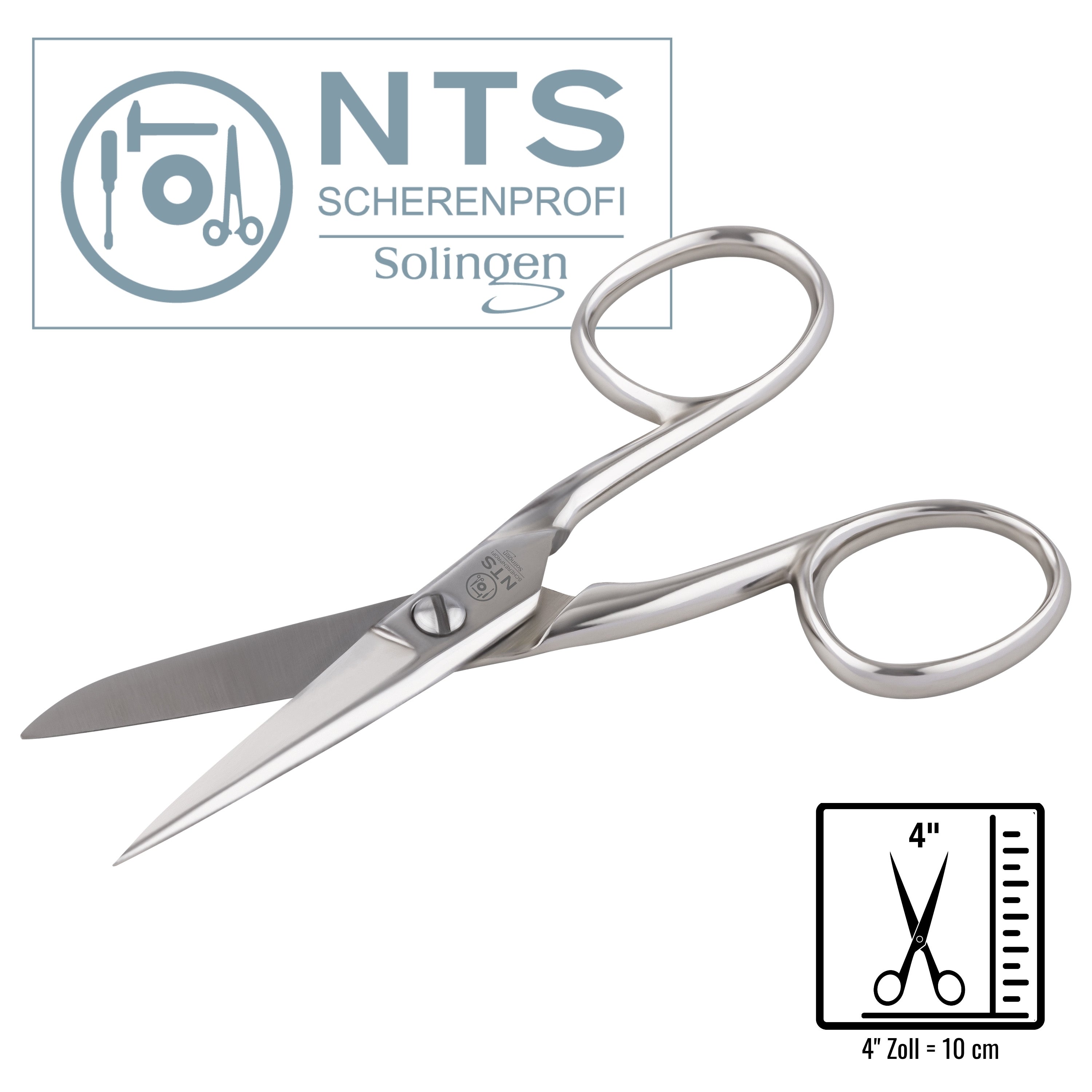 NTS Industrieschere Spitz/Stumpf 4"