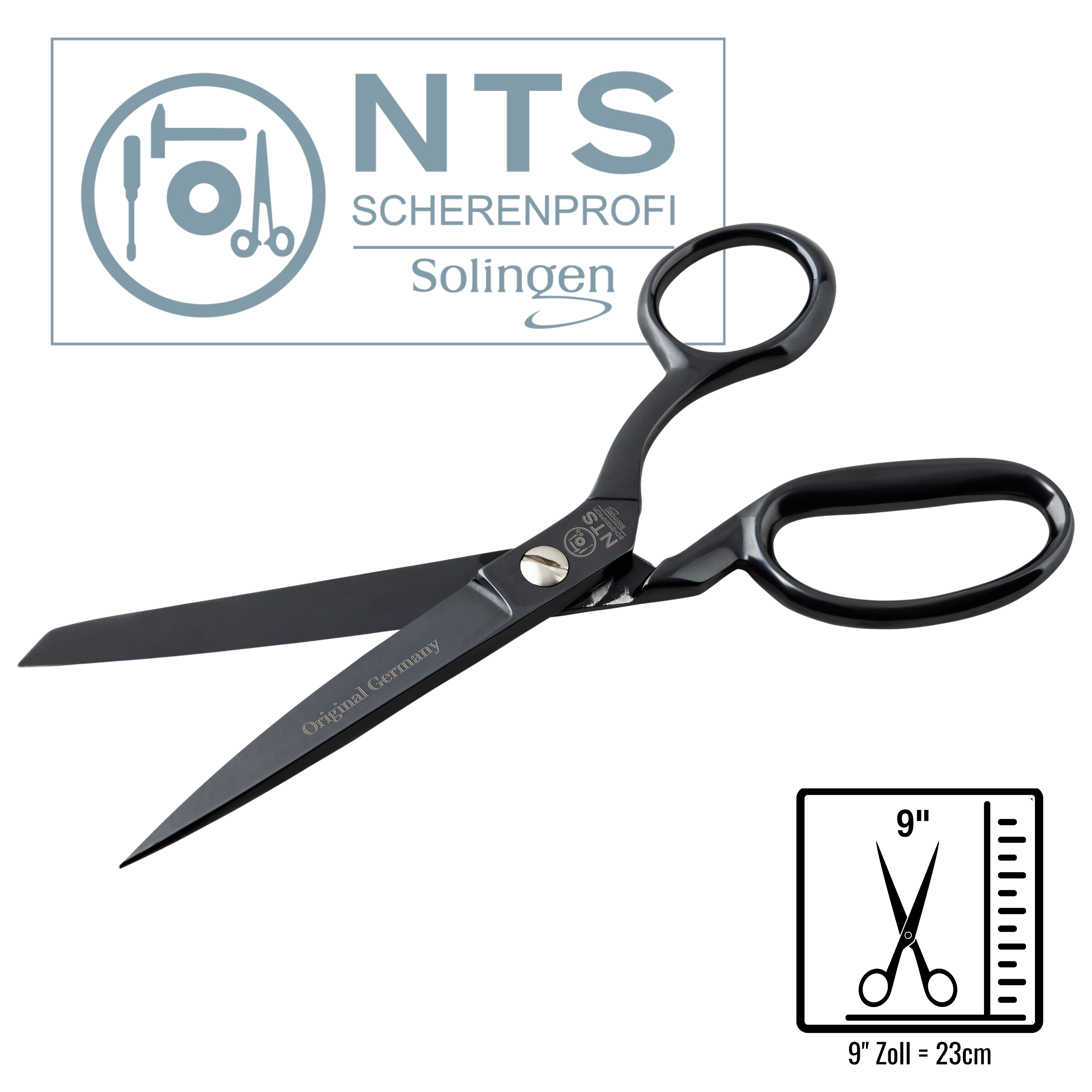 NTS Schneiderschere BLACK EDITION 9"