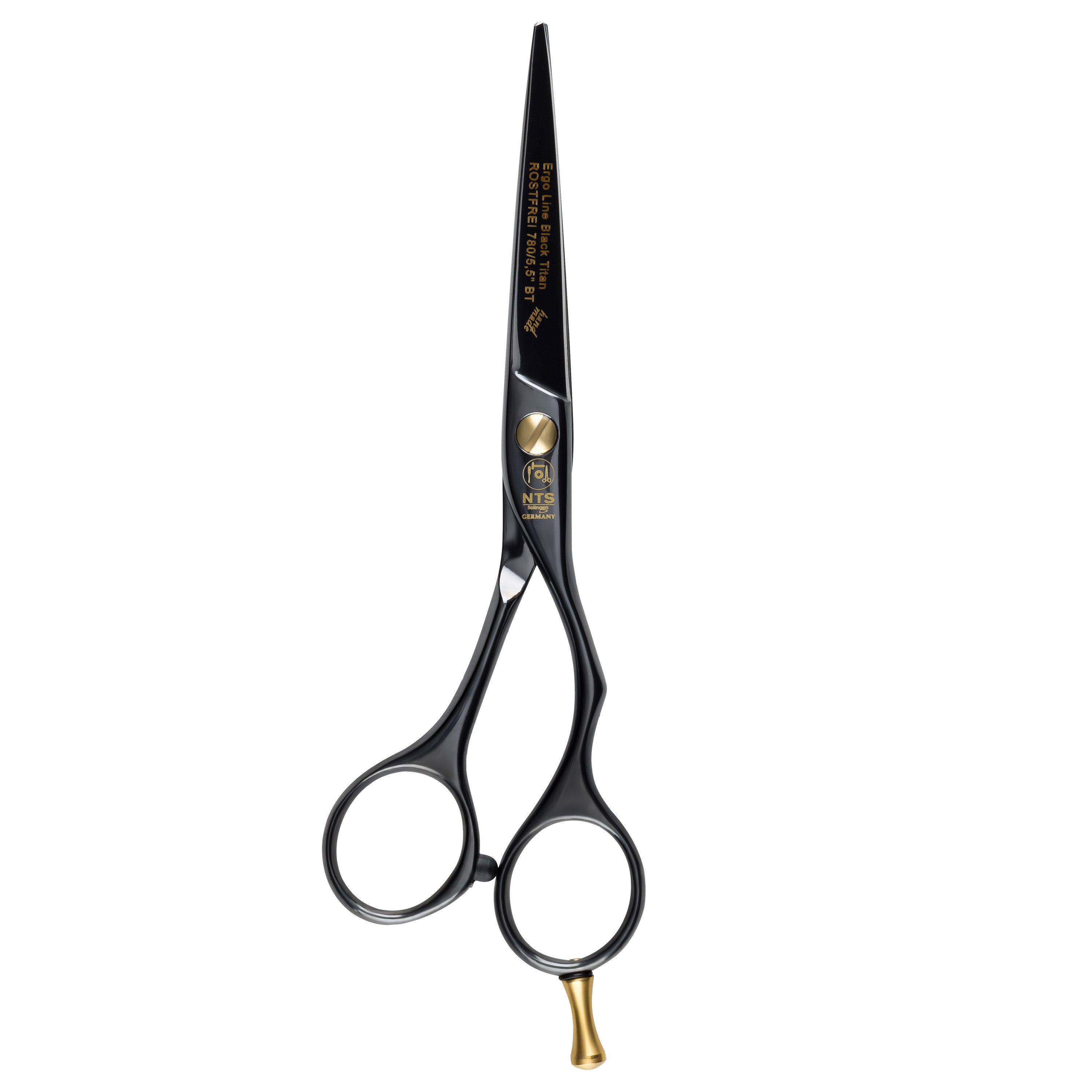 NTS Haarschere Ergo Black Titan Line 5,5" NTS Haarschere Ergo Black Titan Line 5,5"
