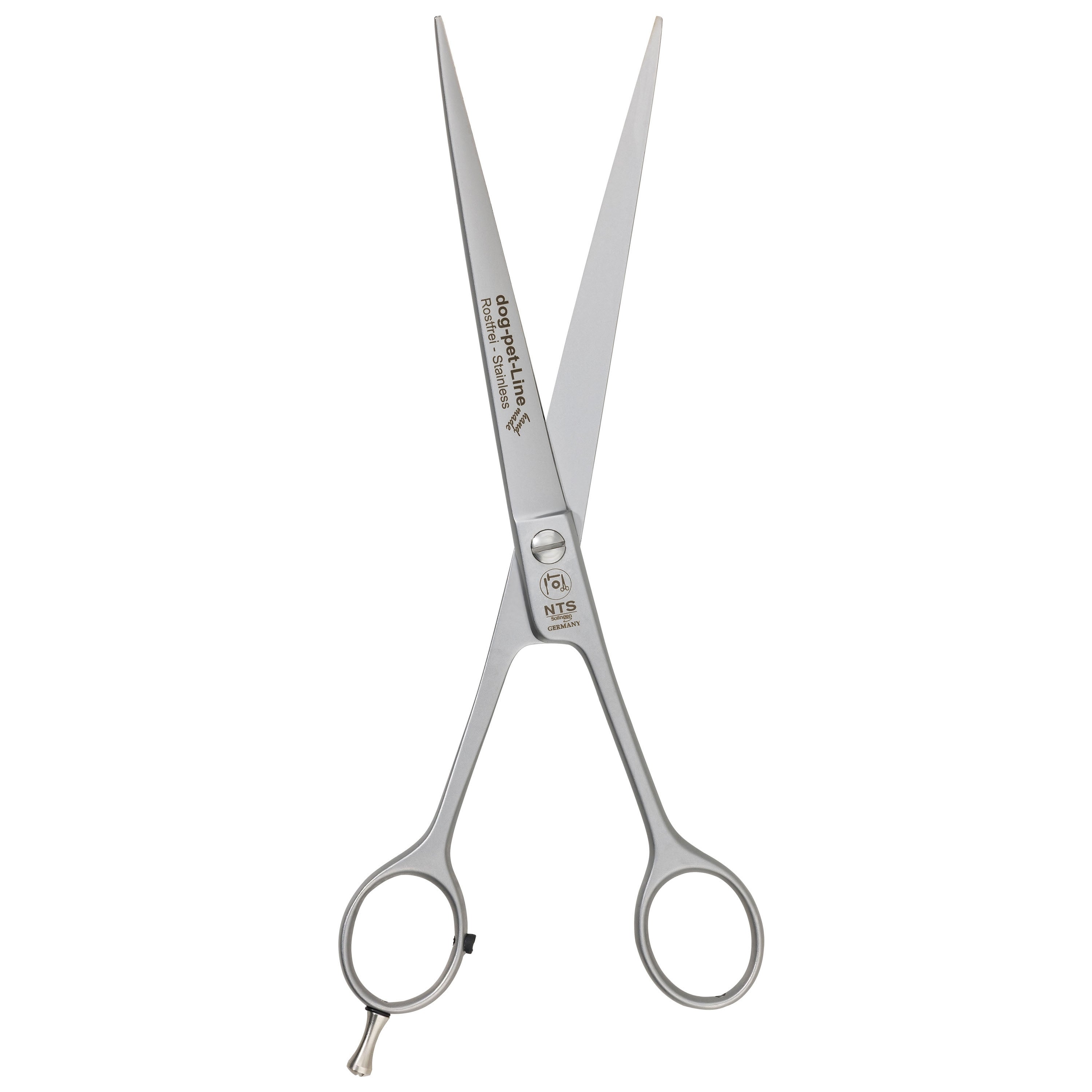 NTS Hundeschere mit gebogenen Schneiden 9"