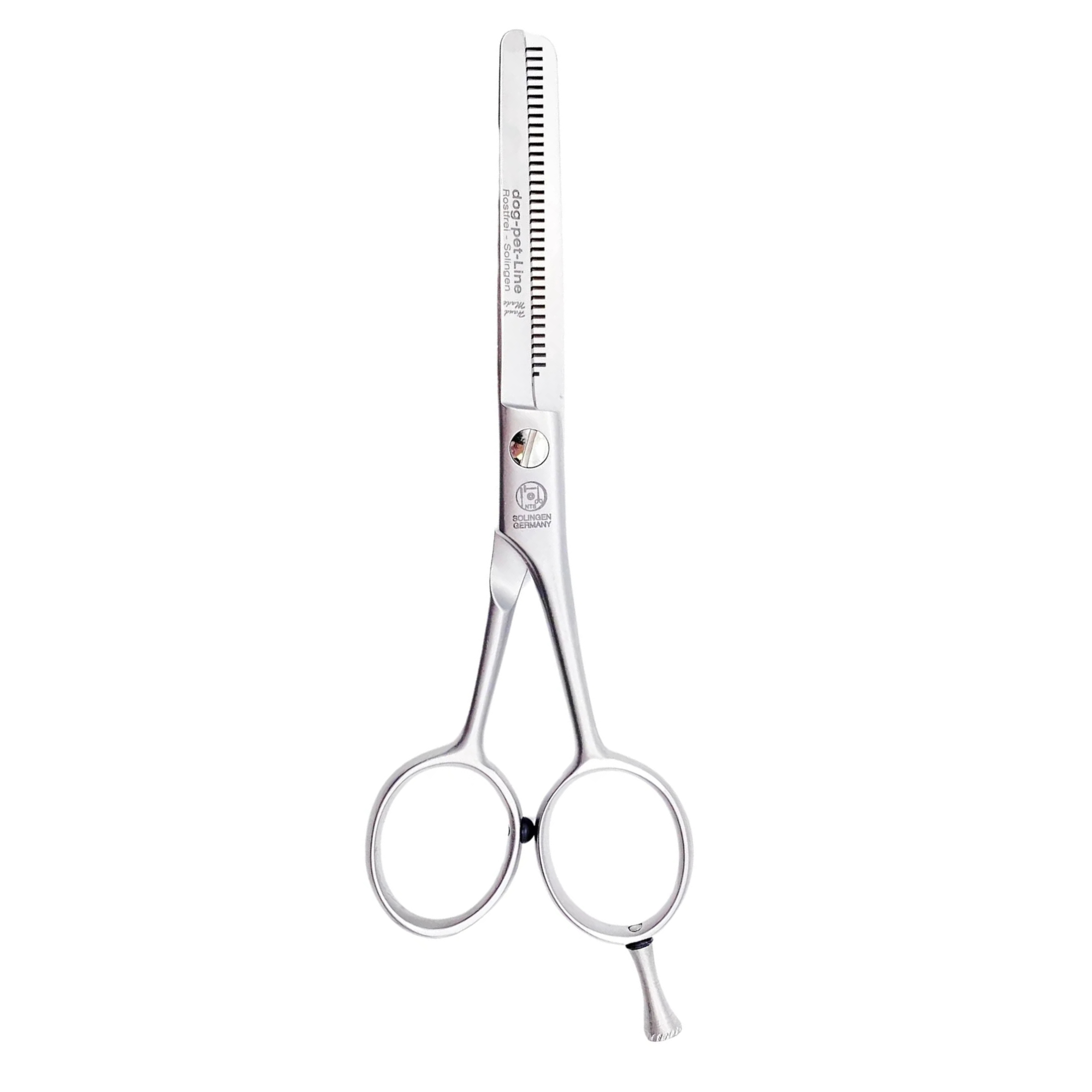 NTS Hunde-Effilierschere dog-Pet-Line satiniert 6" 40ZE