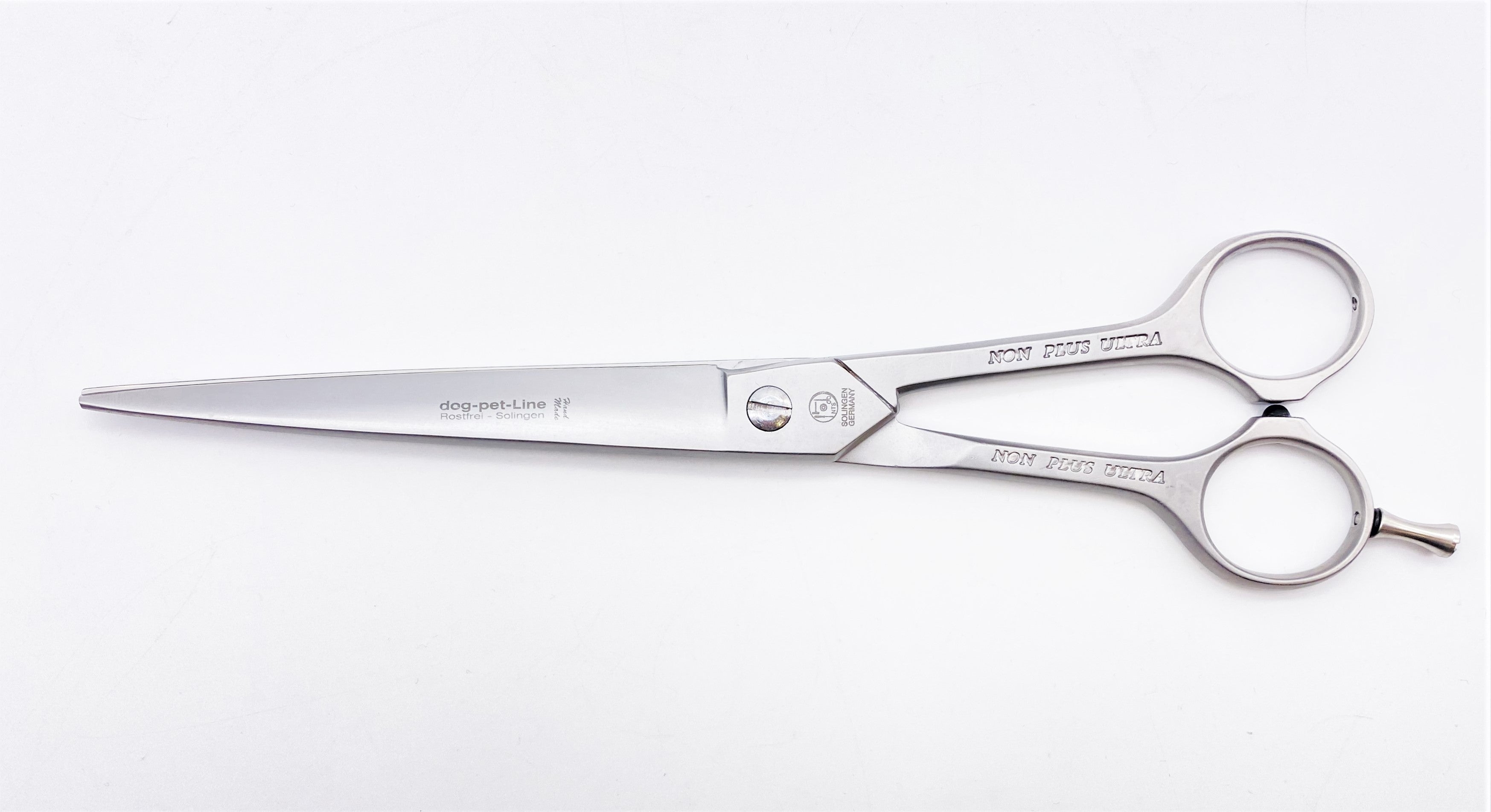NTS Hundeschere mit gebogenen Schneiden 8"