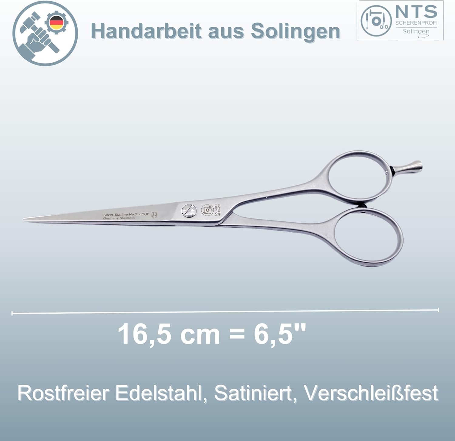 NTS Haarschere Silver Star Line 6,5"