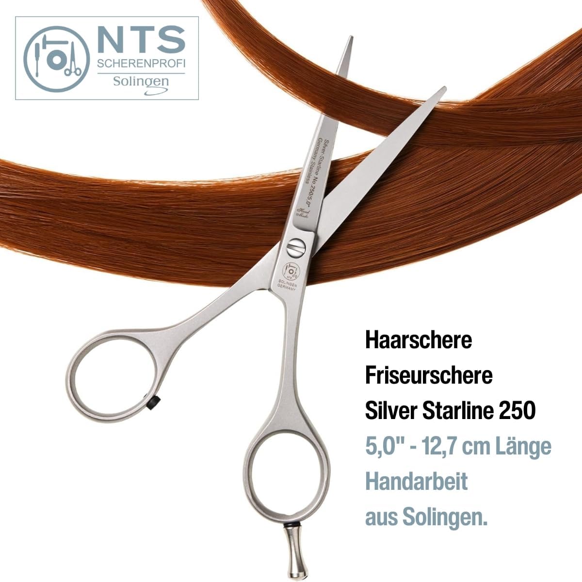 NTS Haarschere Silver Star Line 5" NTS Haarschere Silver Star Line 5"
