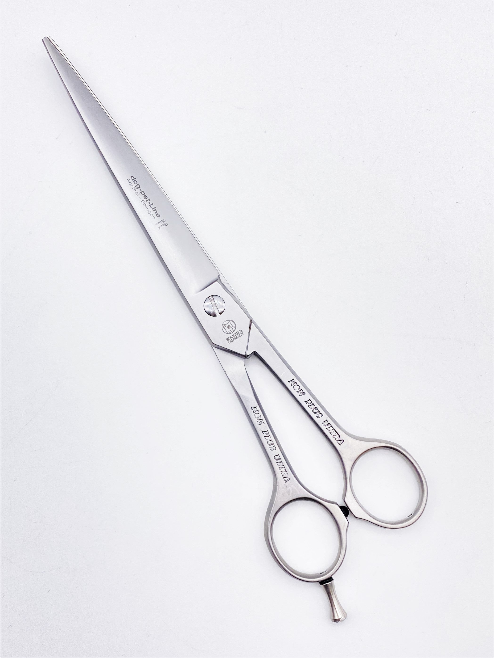 NTS Hundeschere mit gebogenen Schneiden 8"