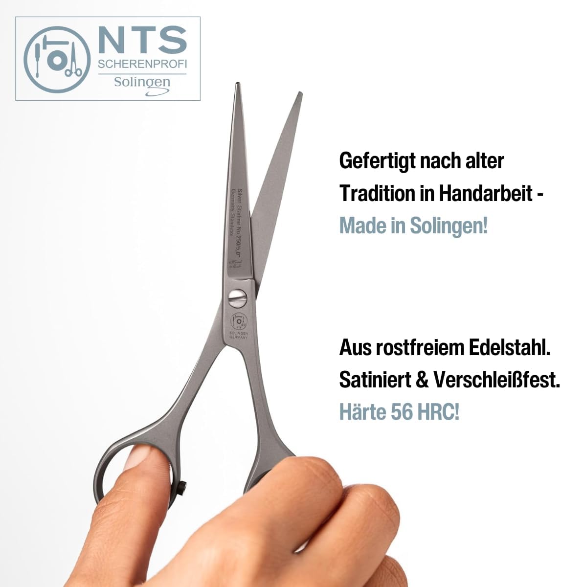 NTS Haarschere Silver Star Line 5" NTS Haarschere Silver Star Line 5"